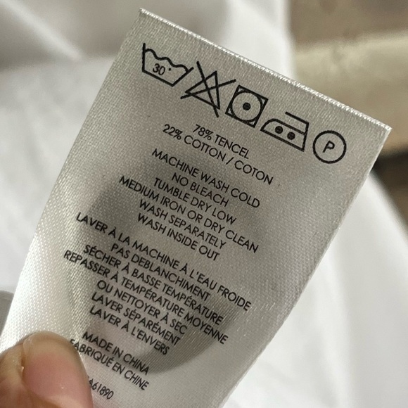 Emma Knudsen White Poplin Square neck Midi Dress - Picture 10 of 11